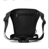 hommes taille jambe sac fanny pack sports de plein air moto cavalier voyage randonnée multi poches en nylon mâle goutte cuisse hanche ceinture sacs nouveau