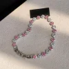 bracelet en zircon pour femmes, bracelets flash de luxe à la mode pour femmes