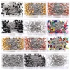 Épingles à tête sphérique de couleur en acier inoxydable, 100 pièces, épingles à coudre à grande tête en perles pour vêtements, fournitures de positionnement, outils de fournitures de couture