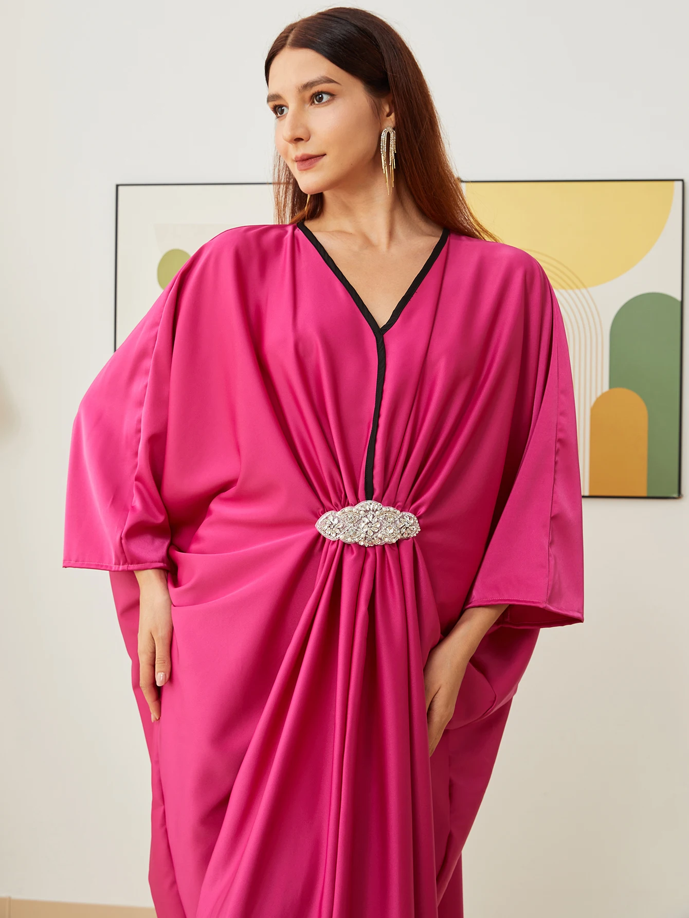 devchata robe musulmane longue et élégante pour femmes, abaya arabe de dubaï, tenue de fête, pour ramadan, vêtements islamiques