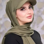 Nouveau Musilm à la mode femmes Jersey Hijab avec capuchon de boule de Base casquette de Sport d&rsquo;été prêt à porter maillot instantané Sport Hijabs