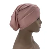 turban en coton pour femme musulmane, prêt à vitation, hijab d'nik, bonnet de sauna
