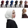 ramadan eid maillot musulman hijab femmes foulard pansement tête enveloppement islam niqab amira écharpe instantanée turban bandanas turbante mujer