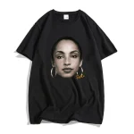 T-shirt Love Deluxe Sade-Adu en Coton pour Homme et Femme, Streetwear, Vêtement Graphique de Chanteur, Unisexe, Haute Qualité, Été
