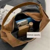 sac à main en velours pour femmes, sac à bandoulière en daim, sacs à bandoulière décontractés de luxe de styliste, pochette hobo en croissant pour dames