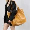 Sac à main pour femmes pochette grand sac fourre-tout à une épaule femme sacs à main femmes sacs à bandoulière avec poignées courtes en cuir PU dame Sac à main pour femmes pochette grand sac fourre-tout à une épaule femme sacs à main femmes sacs à bandoulière avec poignées courtes en cuir PU dame