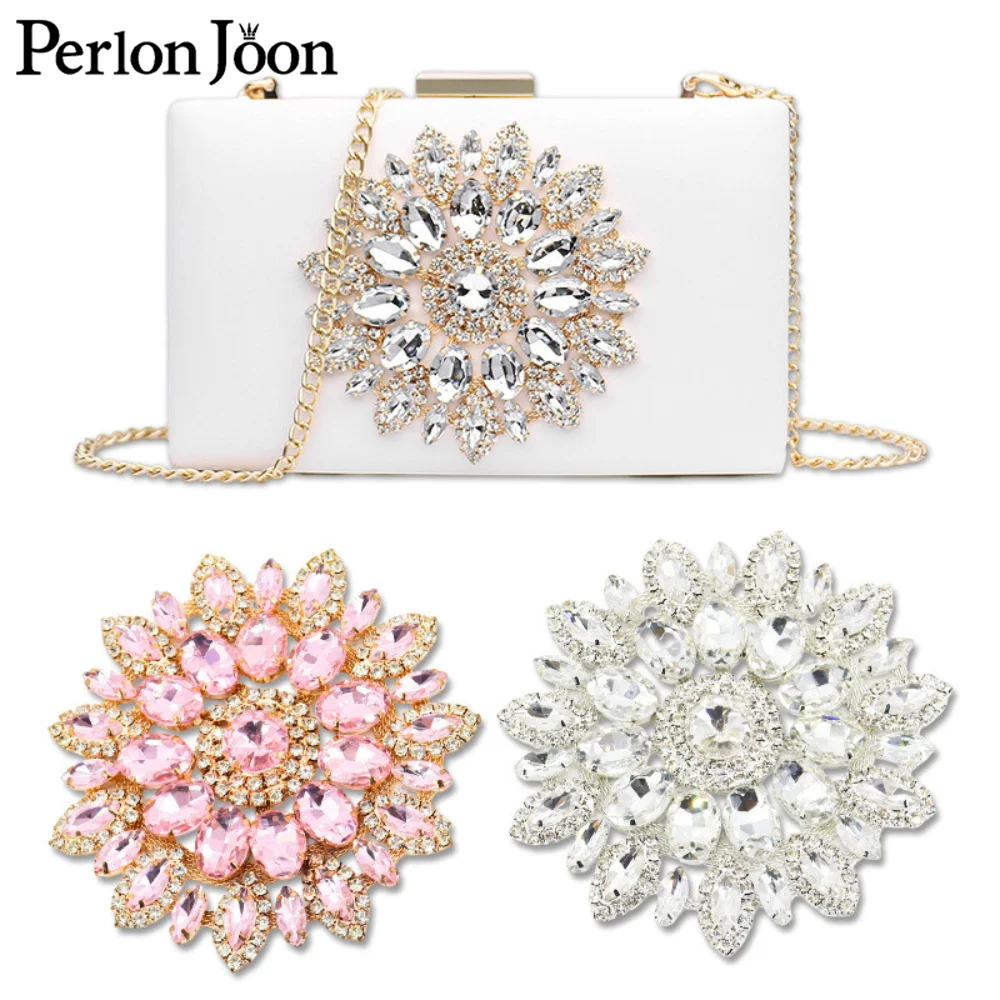 Strass Incrustés de Tournesol, Diamant Coloré AB, Œil de Cheval, Cinq Fleurs, Bijoux, Burnout, Accessoires Décoratifs, Vêtements, XZ003