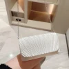 Sac de soirée de mariée pour femmes, sac de soirée élégant avec chaîne, sacs à bandoulière, sac de bal, robe de soirée, pochette