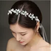 Coiffure de mariée en strass brillant, bandeau de photographie fait à la main, couronne de mariage scintillante de Style français, fête