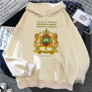 Maroc Maroc veste à capuche femmes anime style coréen anime polaire pull à capuche femmes streetwear sweats