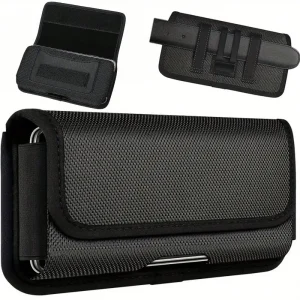 Sac de taille noir Simple pour hommes, sac banane de sport de plein air, sac de téléphone, tendance, polyvalent, sac de ceinture pour les déplacements légers