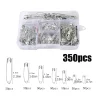 Épingle de sûreté 260 pièces, différentes tailles pour répondre à une variété de besoins, épingle de sûreté argentée, épingle de sûreté pour vêtements tranchants, kit de couture