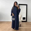 robe abaya de luxe pour femmes musulmanes, dubaï, ramadan eid, arabie saoudite, vêtements jalabiya, turquie islamique, longue robe modeste, 2024