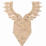 Décorations de robe, perles de luxe, appliques délicates à la mode, patchs élégants pour vêtements faits à la main, couture appliquée