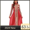 Abaya – Robe musulmane personnalisée de dubaï, Kaftan, vêtements islamiques turcs, robes africaines pour femmes, Ensemble Femme Mu