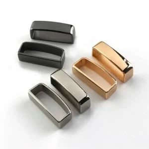 Gardien de ceinture en métal en forme d&rsquo;anneau en D, boucle en alliage, pièces de ceinture artisanales en cuir, accessoires de bricolage, 2 pièces