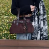 sacs à main en daim souple pour femmes, design avec boucle de ceinture d'hiver, sacs à poignée supérieure, sac à bandoulière de grande capacité, sacs à main de styliste
