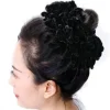 scrunchie volumateur hijab plaine grand anneau de cheveux cravate chignon pince hijab écharpe volumateur écharpe couvre chef musulman pour les femmes