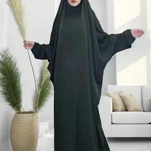 Abaya – robe traditionnelle arabe à manches chauve-souris pour femmes, ample, Maxi, musulmane, Jilbabs Abaya – robe traditionnelle arabe à manches chauve-souris pour femmes, ample, Maxi, musulmane, Jilbabs