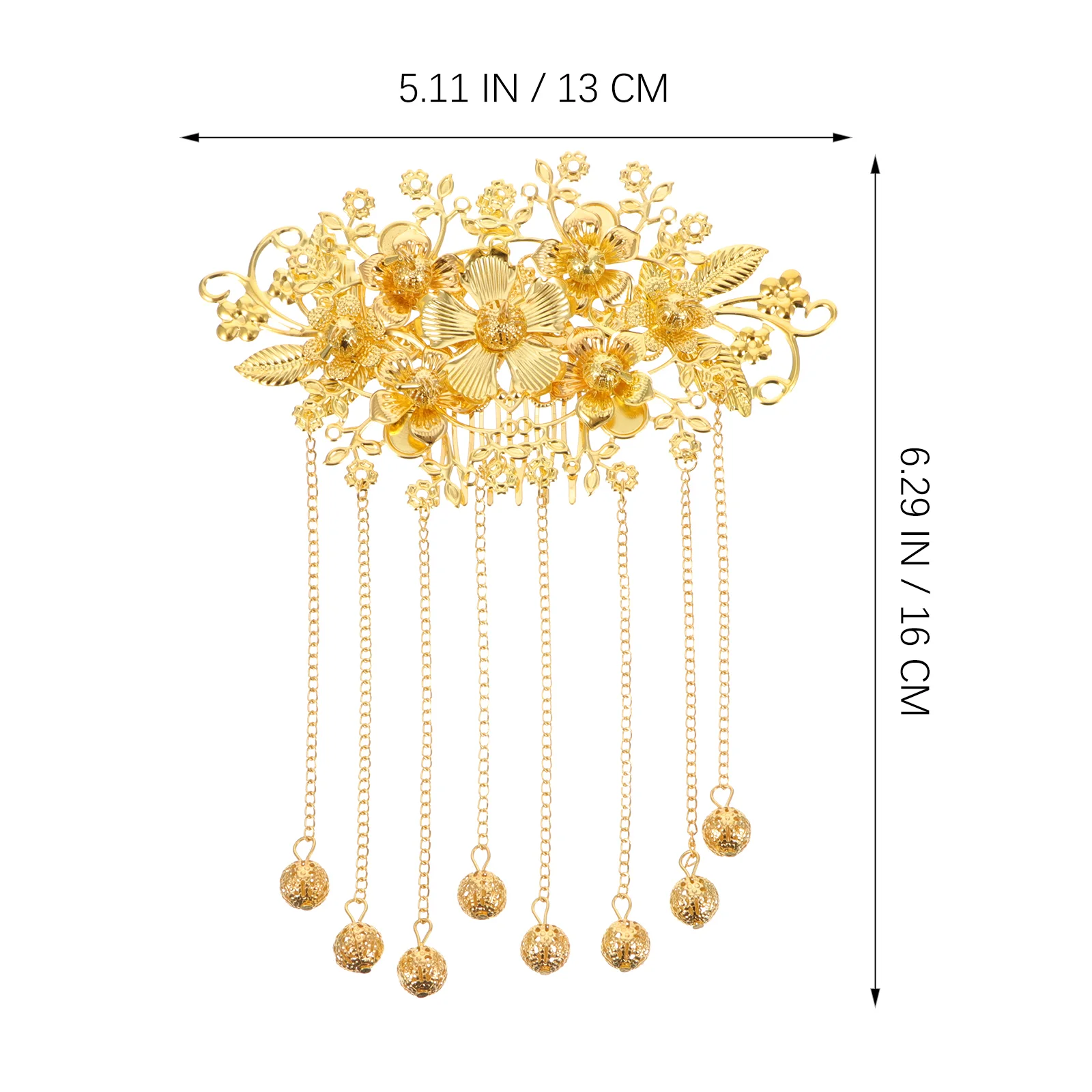 Accessoire pour cheveux de mariage, accessoires traditionnels Vintage pour mariée, épingle à cheveux, pompon, Clip chinois, décor