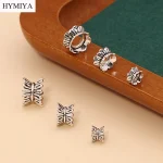 Capuchons de perles en argent Sterling 925, bijoux en forme de fleur, de Lotus, en argent pur