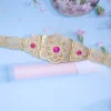 ceinture de robe marocaine arabe pour femme, tournesol, bijoux de mariée préliminaire, cadeau de mariage, accessoires caftan, biscuits, mariages