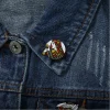 Épingles pour cartes à jouer, dessin animé, épingles à diamant, collier, broches en alliage, sac d'école, badges décoratifs, accessoires, vente en gros