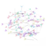 Épingles de Patchwork à tête de bouton de fleur, 100 pièces, outil de Quilting, accessoires de couture, épingles de Patchwork, aiguilles artisanales