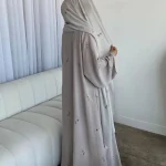 Abaya pour femmes musulmanes Jalabiya, robe longue, broderie, Ramadan, Eid musulman, Maroc, Dubaï, fête, caftan, Islam, arabe, éducatif