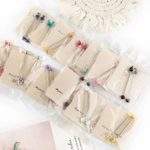 20 ~ 100 paires de boucles d&rsquo;oreilles perlées faites à la main, pendentif d&rsquo;oreille, breloque, accessoire de bijoux pour femmes, bricolage, pendentif d&rsquo;oreille, artisanat