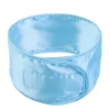 bandeau de bain en satin soyeux pour femmes, ajustable, spa, maquillage, lavage du visage, serviette douce, accessoires pour cheveux