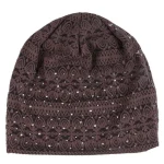 Bonnet en dentelle douce, Style ethnique, strass, chaud, confortable, respirant, Turban Hijab, automne et printemps