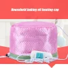 bonnet en satin pour femmes, outil de coiffure, traitement thermique des cheveux, protection contre la vapeur, casque de soins chauffant, cuisson nourrissante réglable