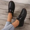 2025 chaussures plates pour femmes nouveaux mocassins orthopédiques femme mocassins cousus sans lacet ballerines pour femmes infirmière chaussures médicales