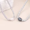 collier de perles d'eau douce rétro artistique, pendentif de perles, bijoux bohème faits à la main, bijoux élégants, cadeau d'anniversaire