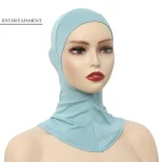 26 couleurs Hijab intérieur casquettes extensible classique Jersey coton Tube casquette coton pratique sous écharpe foulards voyage