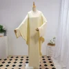 abaya musulman deux pièces pour femmes, jilbab islamique avec vêtements hijab, robe saoudienne de dubaï, robes de prière de modestie turque, caftans amples