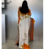 winyi robe traditionnelle africaine musulmane pour femme abaya dubaï caftan de luxe robe de soirée élégante robe maxi longueur couvertures de plage