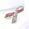 broches de ruban de sensibilisation en strass pour femmes, épingle à revers, robe, bijoux de fête, accessoires cadeaux