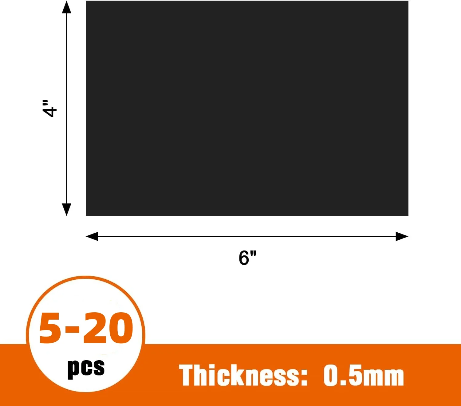 feuilles magnétiques adhésives aimants photo 4 x 6 pouces, feuilles magnétiques flexibles avec support pour l'artisanat, les photos, les images, facile à décoller.