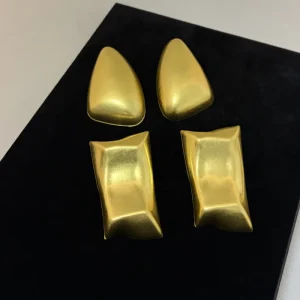 Grandes boucles d&rsquo;oreilles uniques européennes et américaines pour femmes, Design géométrique en forme de goutte d&rsquo;eau, adaptées aux fêtes et aux voyages