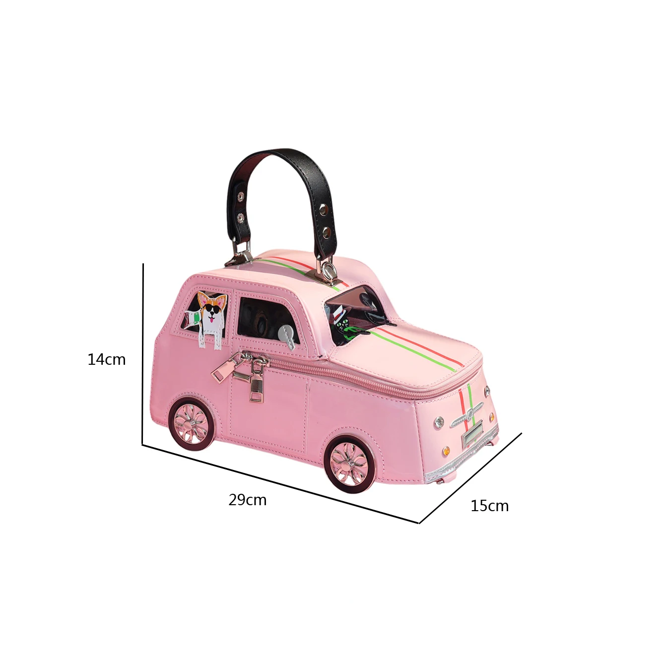 Sacs à main et sac à main de styliste pour femmes, sac à main en cuir pu, sac à bandoulière de forme mignonne et amusante, fourre-tout à la mode pour dames