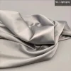 tissu satin haute densité 256 au mètre pour vêtements, robes, hanfu, bricolage, grille de fond de couture, lisse, doux, blanc, noir, bleu