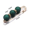 broche en imitation de perles et strass, 5 pièces, épingles de sécurité de serrage à la mode pour femmes, décoration de vêtements, pantalons, épingles de taille, accessoires