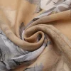 foulard hijab en viscose de coton imprimé pour femme musulmane, long châle, bandana, turban islamique, bande de sauna, rond, floral, nouvelle collection
