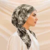 nouvelles femmes hijabs foulard hijab chimio casquette turban pré attaché chapeaux bandana cancer perte de cheveux foulard tête enveloppement chapeau extensible