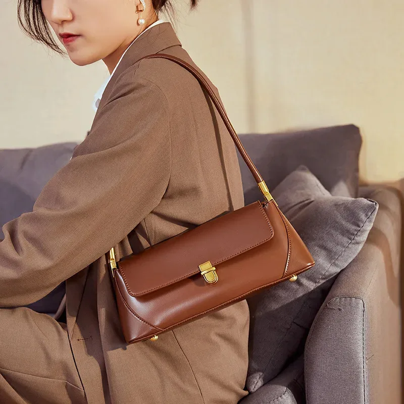 Sac en cuir pour femmes, sacs à bandoulière élégants pour dames, sacs à main rétro de styliste de marques