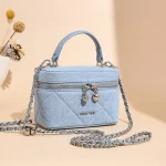 Sac boîte de Style français, sac à main carré structuré élégant, sac à bandoulière en chaîne Chic pour femmes, sac de jour à nuit minimaliste de luxe