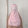 niqab en mousseline de soie de qualité supérieure pour manger des femmes musulmanes couverture du visage voile hijab kopftuch écharpe islamique hijabs musulmans femme foulard