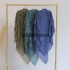 Écharpe de sauna hijab pour femmes, ramadan eid, abaya musulmane, 3 couches longues, tiens imar, vêtement de prière islamique, coiffure arabe, niqab